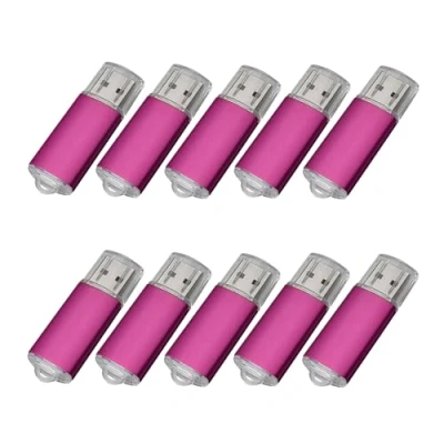 Afbeelding van Fenglangrong USB sticks, 10 stuks, 2.0, type pendrive, 256 MB, roze
