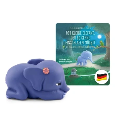 Afbeelding van tonies Luisterfiguren voor Toniebox, de kleine olifant die zo graag in slaap wil vallen, luisterboek met muziek kinderen vanaf 3 jaar, speeltijd ca. 34 minuten
