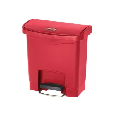 Afbeelding van Rubbermaid Slim Jim Front Step Rood Inhoud: 15 liter