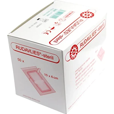 Afbeelding van Noba Rudavlies® Steriel, Verbandpflaster, dressing, grote selectie, 50 stuks 10 x 6 cm