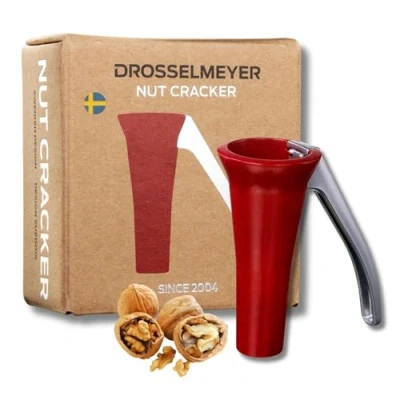 Afbeelding van Design notenkraker, effectief op alle maten noten met minimale inspanning, heavy duty walnootkraker, zeer sterk en robuust, ontworpen geproduceerd in Zweden