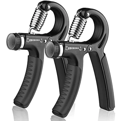 Afbeelding van Grip Strength Trainer 2 Stuks Strengthener Met Verstelbare Weerstand 11 132 Lb (5 60 Kg) Handtrainer Voor Spiertraining en Herstel Van Blessures