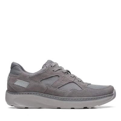 Afbeelding van Clarks ChartLite Tor Sneakers voor heren, donkergrijs Combi, 42 EU, Dark Grey EU