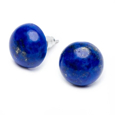 Afbeelding van Zentana Lapis Lazuli Oorknopjes Edelsteen Oorbellen Oorstekers Zelfvertrouwen