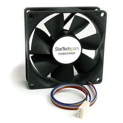 Afbeelding van StarTech.com 80x25mm Ventilator Computerbehuizing met PWM Pulse Width Modulation