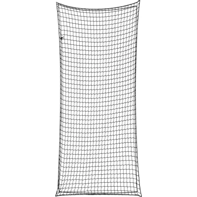 Afbeelding van vidaXL Aanhangwagennet elastisch touw 8x3,5 m polypropeen zwart