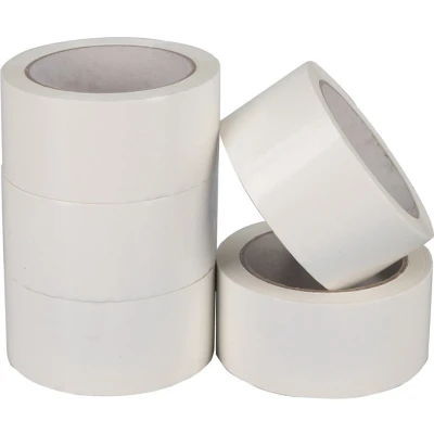 Afbeelding van Pvc tape wit 50 mm x 66 meter 6 stuks