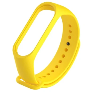Afbeelding van Xiaomi Mi band 3 / 4 5 6 7 bandje OneColor Geel