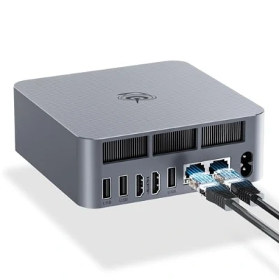 Afbeelding van Beelink Mini PC EQi12, Intel Core i7 12650H 10C/16T, tot 4.7Ghz, Computer 24GB LPDDR5 1TB M.2 PCIe4.0 SSD, 4K Dual Display, HDMI/Dual Gigabit Ethernet/WiFi6/BT5.2