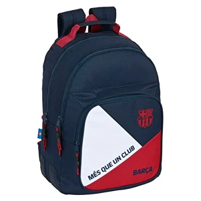 Afbeelding van Schoolrugzak F.C. Barcelona Blauw Kastanjebruin (32 x 42 15 cm)