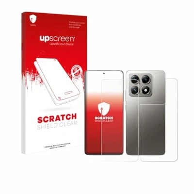 Afbeelding van upscreen Screenprotector voor Xiaomi 14T Pro (Voor+Achter) Folie Beschermfolie transparant