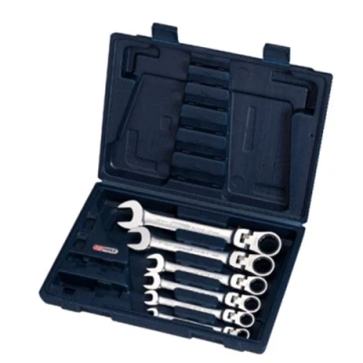 Afbeelding van KS Tools, Spanner, CHROMEplus dubbelsleutelset, metrisch, in koffer, 6 stuks (19 mm, 8 10 14 18 11 12 17 15 13 9 16 mm)