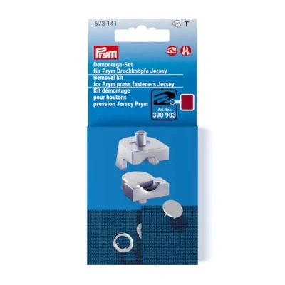 Afbeelding van Prym 673141 demontage drukknopen jersey, 8 en 10 mm set, braambes, één maat