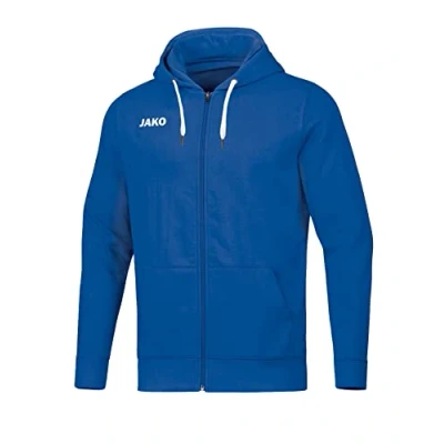 Afbeelding van JAKO Basisjack Met Capuchon, Uniseks Volwassene, Koninklijk, 3XL