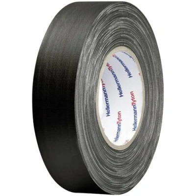Afbeelding van HellermannTyton HTAPE Tex BK 19X10 712 00204 Textieltape HelaTape Zwart (l x b) 10 m 19 mm 1 stuk(s)