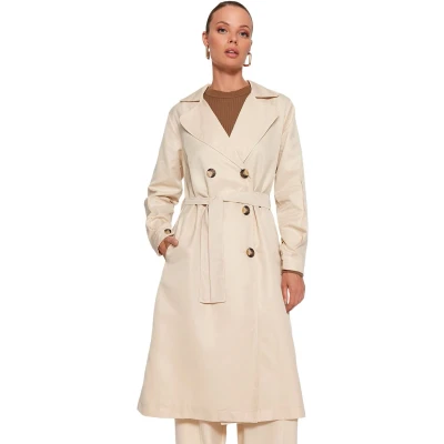 Afbeelding van Trendyol Kaki Regular Trenchcoat Met Riem Twoaw24Tr00003