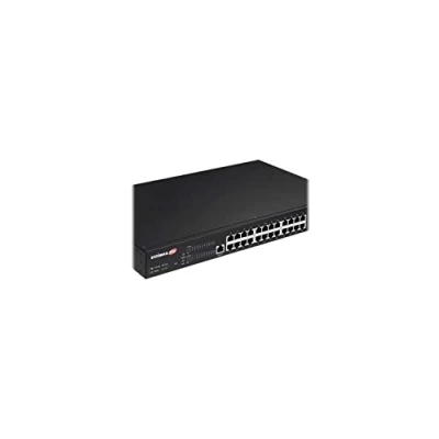 Afbeelding van Edimax Pro Schakelaar 24x GE GS 5424PLX POE (28 Havens), Netwerkschakelaar, Zwart