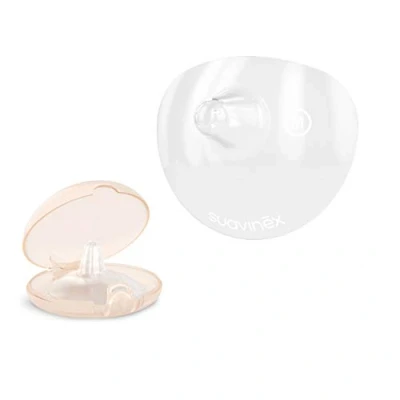 Afbeelding van Suavinex Zero.Zero Silicone Tepelbeschermers Medium 2 Stuks incl. Bewaardoosje SXZBRF049979