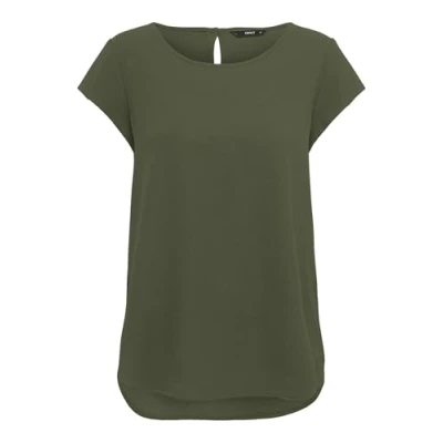 Afbeelding van ONLY ONLNOVA LIFE VIS S/S Top SOLID Dames Maat 34