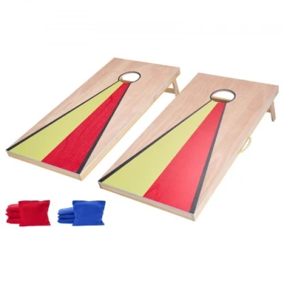 Afbeelding van VEVOR Cornhole Set Draagbaar Houten Spelbord met 8 Zitzakken 1255x600mm