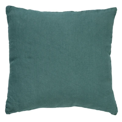 Afbeelding van Dutch Decor LINN Kussenhoes 45x45 cm 100% linnen effen kleur Sagebrush Green groen