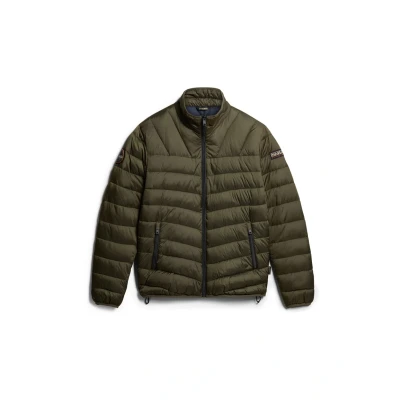 Afbeelding van Napapijri Jas Aerons Donkergroen maat XL Heren Winterjas met Regular fit Pasvorm Polyester