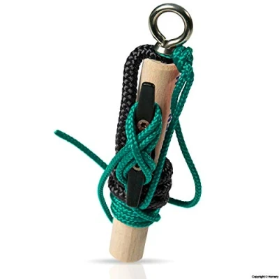 Afbeelding van Knoten Floh Knoopoefenset, knopen leren voor SBF, meer en bootrijbewijs, brandweer zeemansknoop, knoopbord met handleiding knooppunt, ideaal kinderen volwassenen (SW/groen)