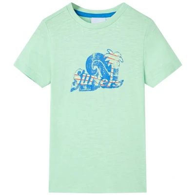 Afbeelding van Kindershirt 128 lichtgroen