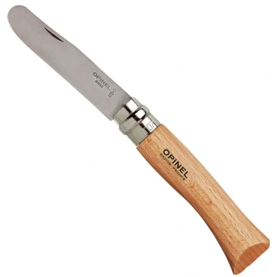 Afbeelding van Opinel Zakmes NO.07 Juniormon Premier RVS Rond/Hout