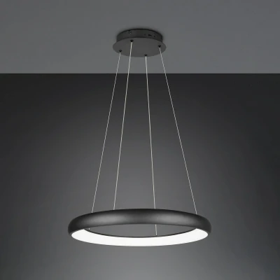 Afbeelding van Trio Led hanglamp Cardona zwart Ø 75cm 349617532