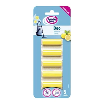 Afbeelding van Handy Bag geursticks geur, voor stofzuiger met zak, 5 stuks, déo sticks citrusgeur