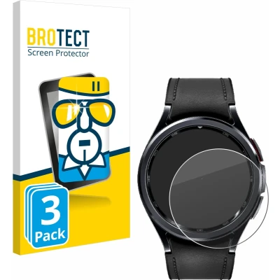 Afbeelding van BROTECT Tempered Glass Screen Protector voor Samsung Galaxy Watch 6 Classic (47 mm) (3 Stuks) 9H Gehard Glas Scherm Beschermer