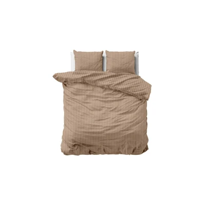 Afbeelding van Dekbedovertrek 2 Persoons 200x200 Zensation Microvezel Taupe Inclusief Kussenslopen