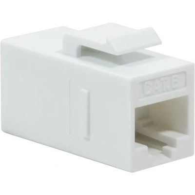Afbeelding van UTP CAT6 Gigabit Keystone module RJ45 compact / wit