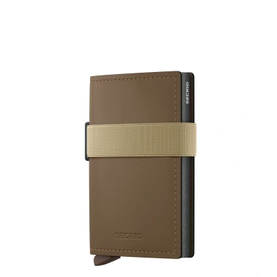 Afbeelding van Secrid heren portemonnee Bandwallet Matte earth beige