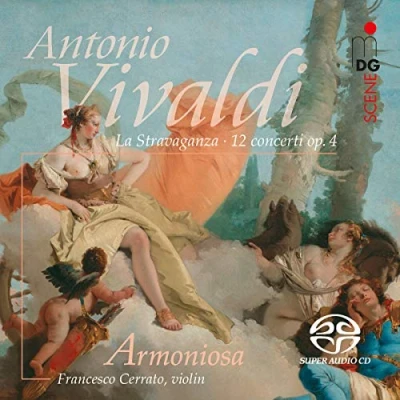 Afbeelding van Francesco Cerrato &amp; Armoniosa Vivaldi: La Stravaganza Op.4 (2 Super Audio CD)