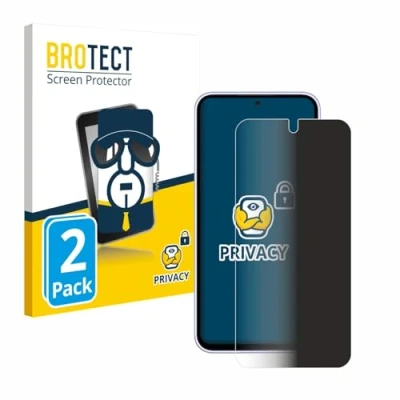 Afbeelding van BROTECT (2 Stuks) Privacy Schermbeschermer voor Samsung Galaxy A54 5G [Anti Spy, Screen Protector, Blue Light Filter]