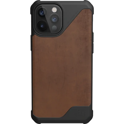 Afbeelding van Apple iPhone 12 Pro Max Hoesje Siliconen en TPU (zacht) UAG Backcover/Softcase Bruin Telefoonhoesje Shockproof/Valbescherming