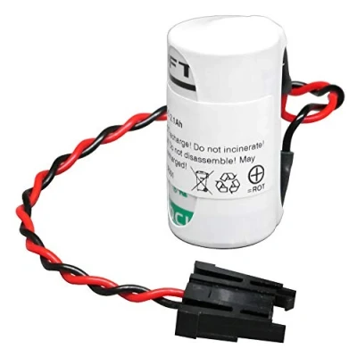 Afbeelding van Lithium batterij 3,6 V 2100 mAh LS 17330 compatibel Mitsubishi A6BAT MRBAT MR BAT B9670MC AKKUman Set