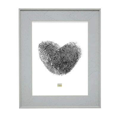 Afbeelding van Deknudt Frames fotolijst S884S3 grijs breed hout foto 30x45 cm