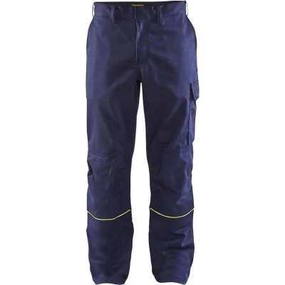 Afbeelding van Blaklader Lasbroek 1701 1501 Marine/High Vis Geel C44