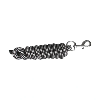 Afbeelding van Horka Halster Touw met Leer Champagne 200cm