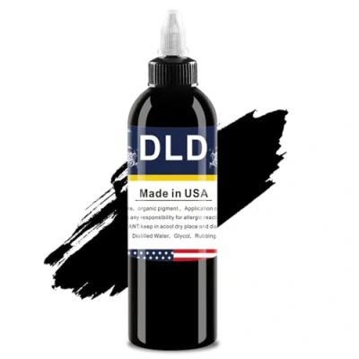 Afbeelding van Voering en arcering zwart DLD Krachtige zwarte Tattoo inkt Permanent tattoopigment Body Paint Color Supplies