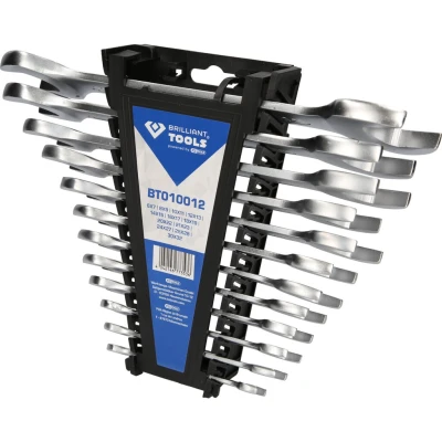 Afbeelding van BRILLIANT TOOLS 12 delige Dubbele steeksleutelset