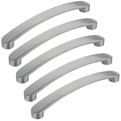 Afbeelding van 5 stuks SOTECH Meubelgreep SW111 BA 160 mm inox look kastgreep Lengte 180 Breedte 19 Hoogte 26,5