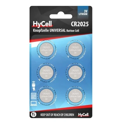Afbeelding van 3V lithium CR2025 knoopcellen