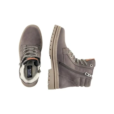 Afbeelding van camel active Veterschoen met warme wollen voering Maat womenswear 39 Grijs