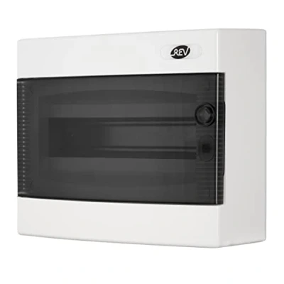 Afbeelding van REV 0515531555 zekeringkast, verdeelkast 1 rij 12TE, 400V, 112x287x236mm, wit