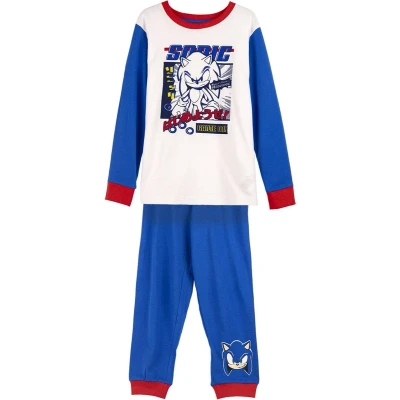 Afbeelding van Pyjama Kinderen Sonic Blauw Maat 10 Jaar
