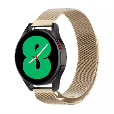 Afbeelding van Garmin Vivoactive 4 / 4L Milanese bandje Vintage goud